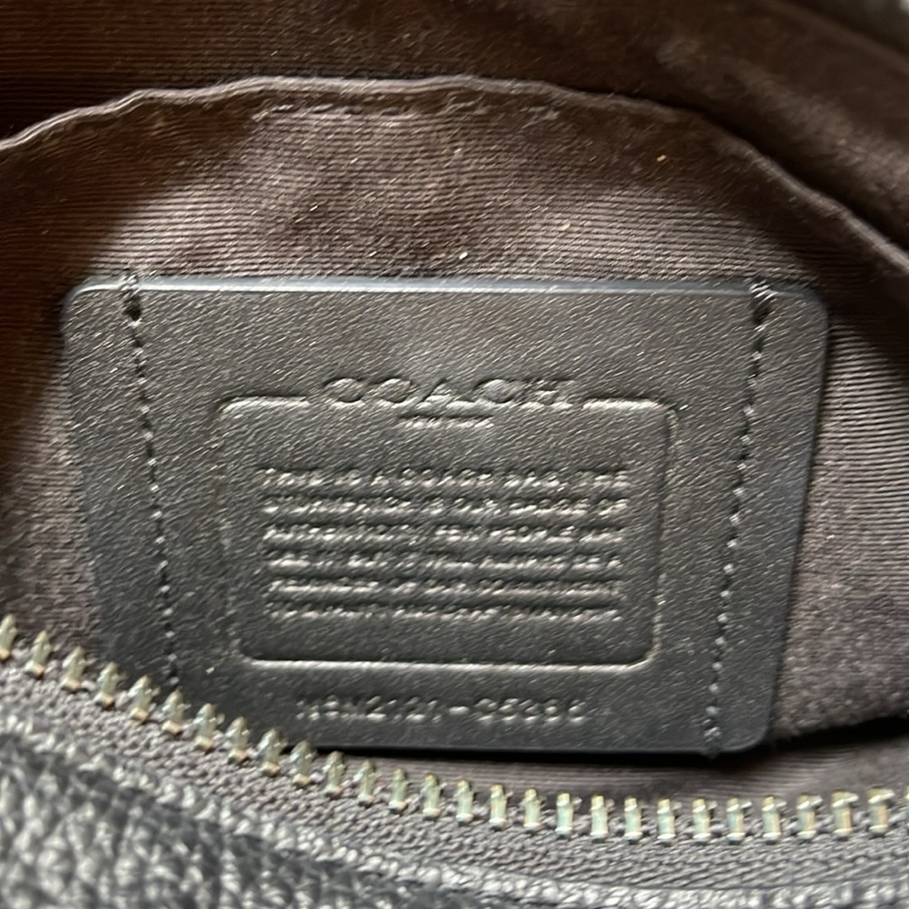 Coach Belt Bag Waist Signature Jacquard Varsity Stripe Thompson Black Elm Multi - Picture 5 of 9
